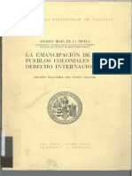 1968_La Emancipación de Los Pueblos Coloniales y El Derecho Internacional_España