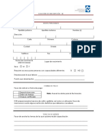 Solicitud de Inscripción y Datos Bancarios PDF
