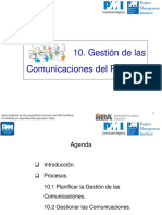 C10 Comunicaciones PMBOK 5a Ed