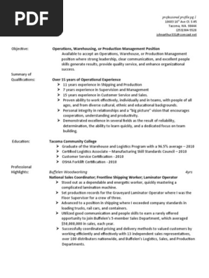 John Haumann Resume