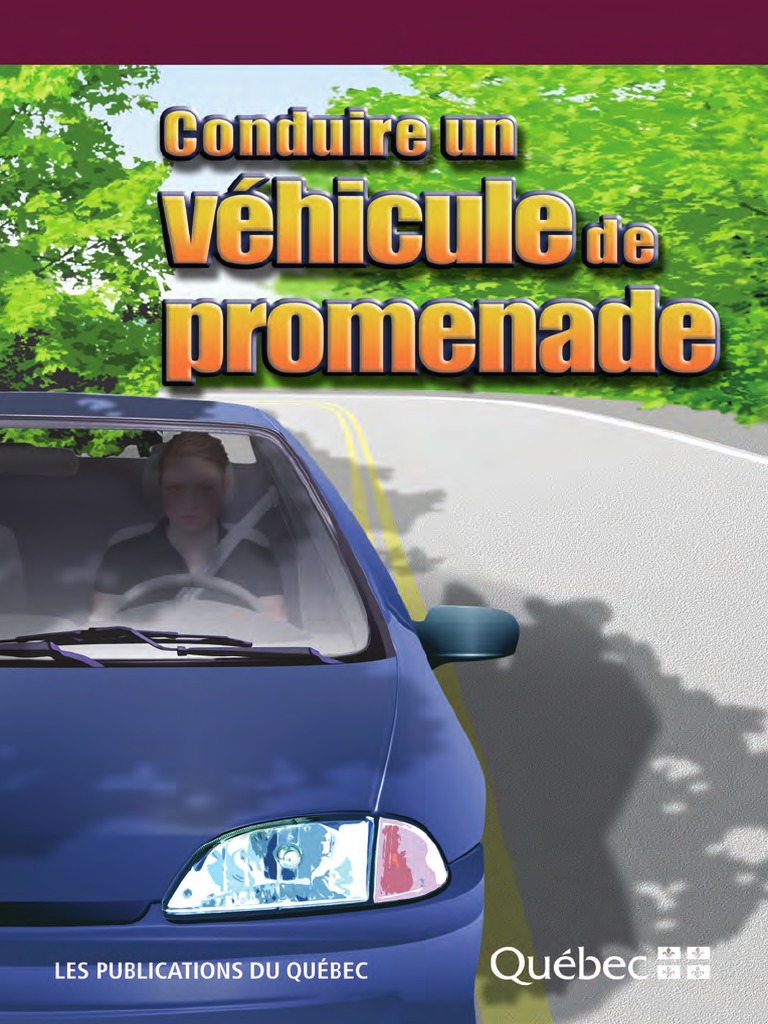 Conduire Un Vehicule De Promenade Pdf Gratuit