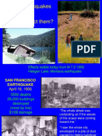 How Earthquakes Work Can We Predict Them?: Effects Visible Today From M 7.3 1959 Hebgen Lake, Montana Earthquake