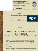 Las Variables de Investigacion