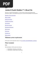 Adobe Flash Builder 4 Read Me