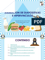 Animacion de Diapositivas e Hipervinculos