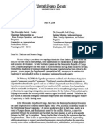 Senate letter to Appropriators (April 2008)