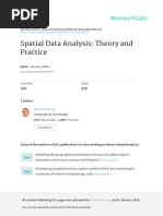 Spatial Data Analysis Theory and Practice