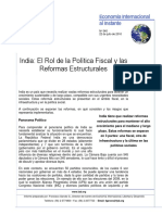 EII-548-India El Rol de La Politica Fiscal y Las Reformas Estructurales-22!07!2010