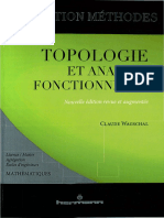 (Collection Méthodes - Mathématiques - Licence Master Agrégation Écoles D'ingénieurs) Wagschal, Claude-Topologie Et Analyse Fonctionnelle-Hermann (2012)