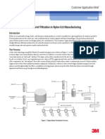 CAB - Customer Application Brief Filtration in Nylon 6,6 Manufacturing