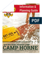 Camp Horne 2018 Boy Scout Information and Planning Guide