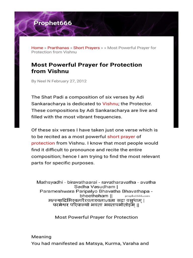 Tmp 18013 Most Powerful Prayer For Protection html 407249517 Mantra 