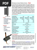 Actuonix PQ12 Datasheet