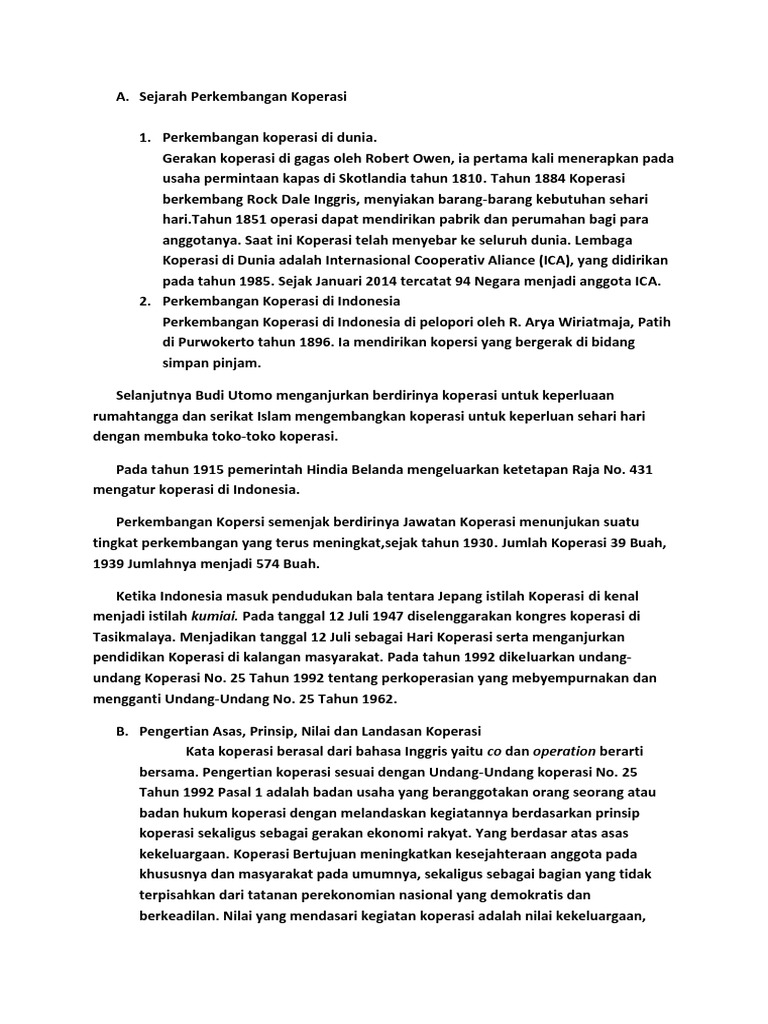Materi Koperasi Sekolah