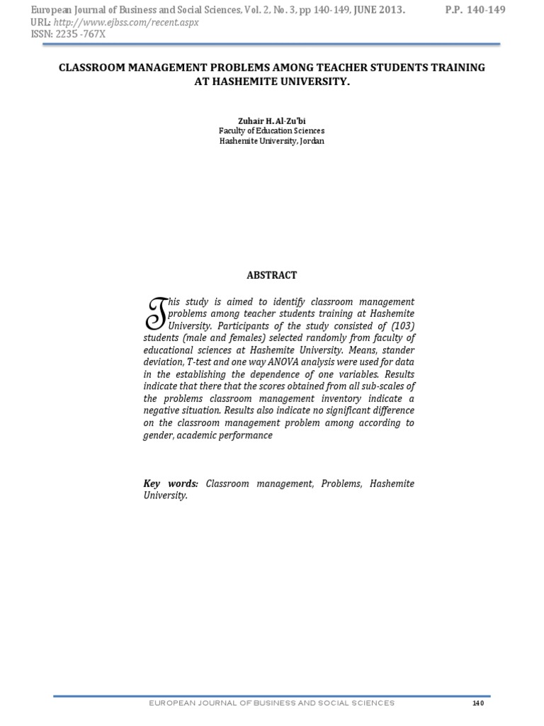 Classroom Management Challenges | PDF | Classroom Management | Teachers