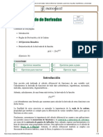 Regla de La Cadena_ Cálculo de Derivada... Resueltos_ Bachillerato y Universidad