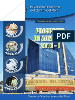 Universidad.nacional.del.Centro.del.Perú Prospecto.admision.2016-i