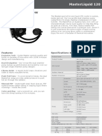 Water Cooler MasterLiquid 120 Product Sheet