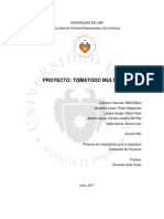 Proyecto de investigación para la asignatura Evaluación de Proyectos de la Facultad de Ciencias Empresariales y Económicas de la Universidad de Lima