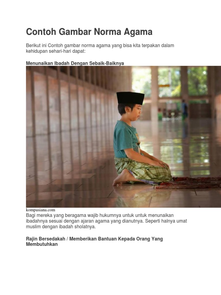 27+ Gambar Poster Norma Agama Gani Gambar