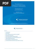 Presentation To Macquarie Corporate Day in Singapore & Hong Kong