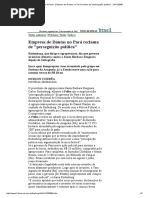 AgroSB Reclama de Perseguição Política