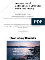 Materi Pak Arief - Food Loss and Waste - UPI - 2017