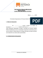 Modelo Formulário Impugnação Edital