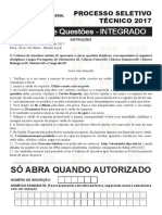 Caderno de Questões - Integrado PDF