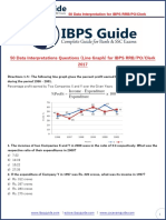 50 Data Interpretaion Line Graph IBPSGuide