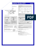 Casio Model 5372 Operating Guide