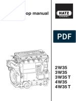 Workshop manual guide for Hatz diesel engines