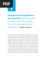 Pesquisa Historiografica e Documental