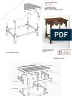 Square Tea Table 1720-1730
