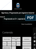 Unidad 3 Programación en C++ Aspectos Básicos