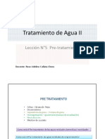 Leccion N° - 5 Pre tratamiento