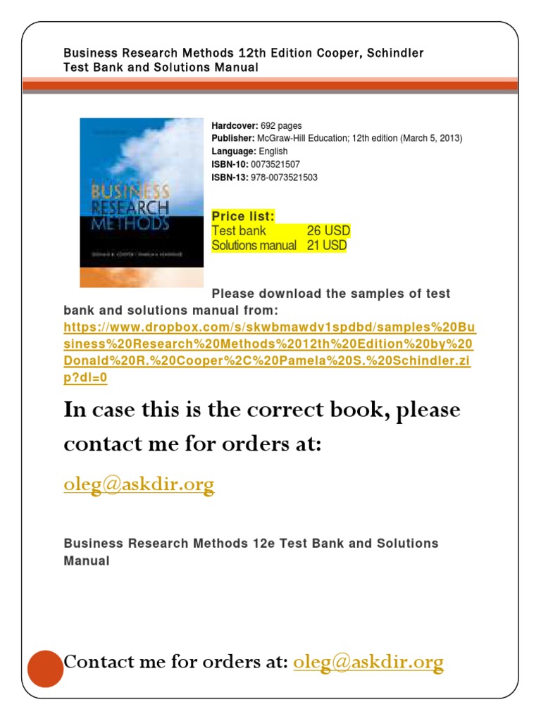 BUSINESS RESEARCH METHODS 14TH EDITION PDF FREE DOWNLOAD 2021 visual data 4