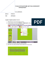 Tutorial Menggunakan Fungsi Word Art Pada Microsoft Power Point