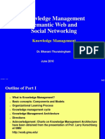 Knowledge Management Semantic Web and Social Networking