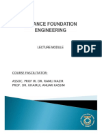 Advanced Foundation Design Module PDF