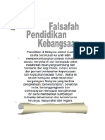 B-Falsafah, Misi, Visi Pendidikan Negara