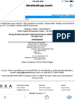 Drug Enforcement Administration (DEA) Registrant Profile For: Kingman