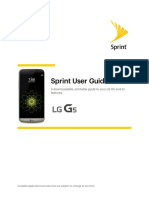 Sprint User Guide LG G5