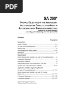 Sa 200 Auditing