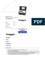 Megger 210415: See Price in Cart