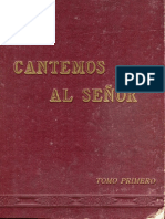 Cantemos Al Amor de Los Amores (PARTITURA y LETRA) (Cantemos Al Señor, Tomo I, 1921, PP 103 y 104)