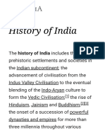 History of India - 