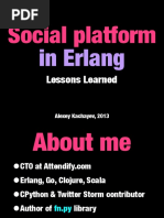 Erlang in Production