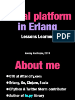 Erlang in Production