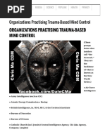 Organizations Practicing Trauma-Based Mind Control